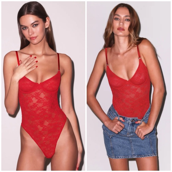 Fleur du Mal Other - NWOT Fleur Du Mal stretch lace bodysuit